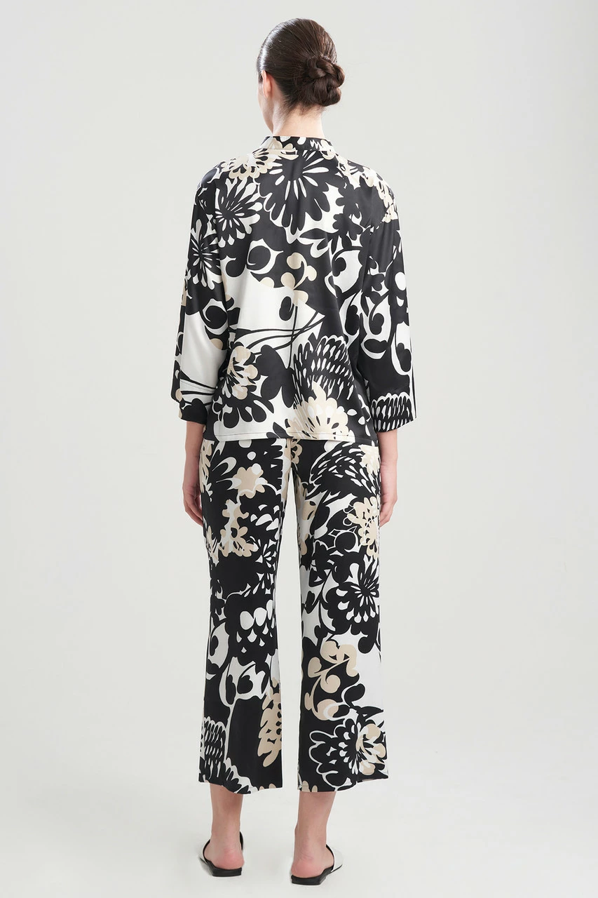 Soleil-Printed Matte Satin PJ 6 Soleil-Printed Matte Satin PJ - Image 6