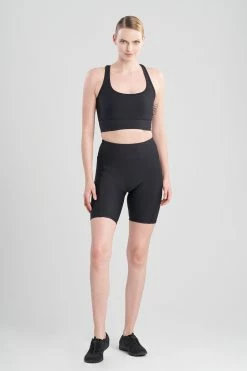 Solstice Cropped Bike Shorts 27 Solstice Cropped Bike Shorts -Natori Sales Shop Solstice Cropped Bike Shorts Black Pink by Josie 16726.1651099388