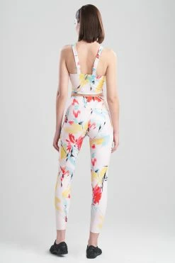 Solstice Cropped Leggings -Natori Sales Shop Solstice Cropped Leggings White Multi by Josie 2 97969.1651103251