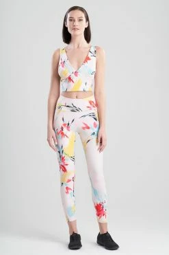 Solstice Cropped Leggings -Natori Sales Shop Solstice Cropped Leggings White Multi by Josie 95050.1651258463