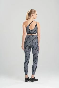 Solstice One Shoulder Crop Top -Natori Sales Shop Solstice One Shoulder Crop Top Black White by Josie 2 21427.1630518894