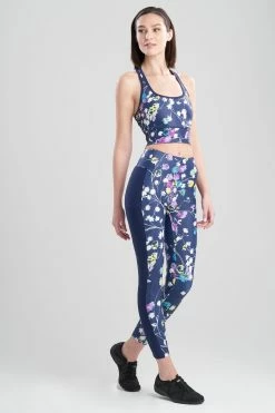 Solstice T-Back Crop Top 52 Solstice T-Back Crop Top -Natori Sales Shop Solstice T Back Crop Top Wave Blue by Josie 75407.1652100303