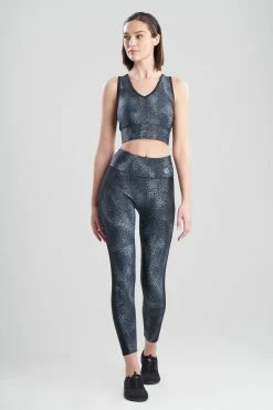 Solstice V-Cropped Top 24 Solstice V-Cropped Top -Natori Sales Shop Solstice V Cropped Top Grey Black by Josie 88508.1648580258