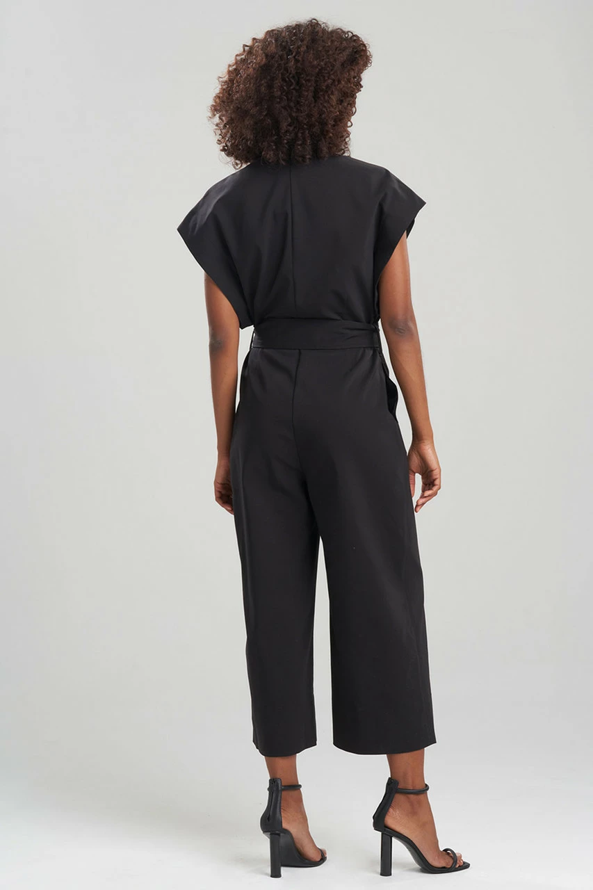 Stretch Cotton Blend Jumpsuit 2 Stretch Cotton Blend Jumpsuit - Image 2