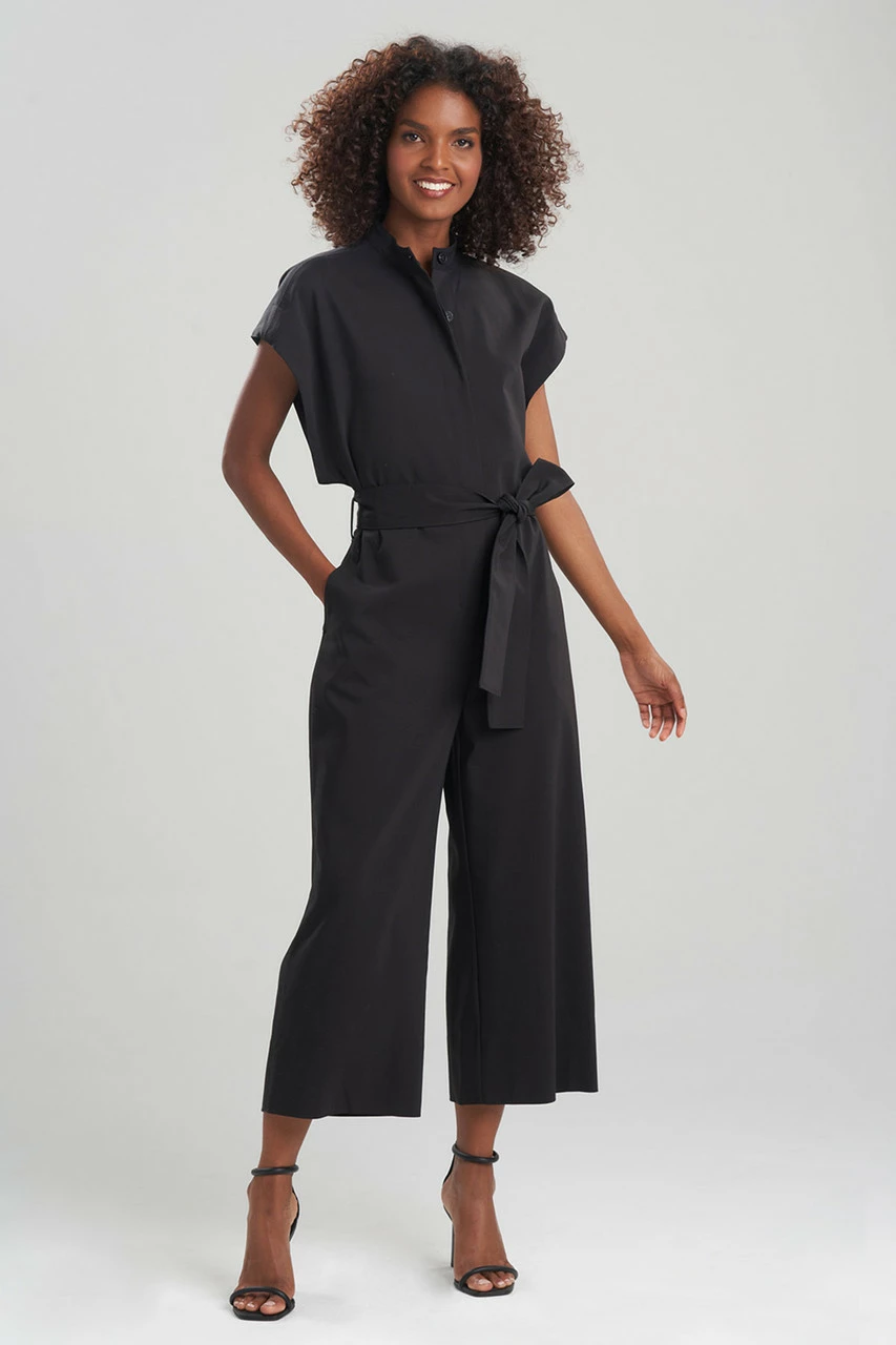 Stretch Cotton Blend Jumpsuit 1 Stretch Cotton Blend Jumpsuit