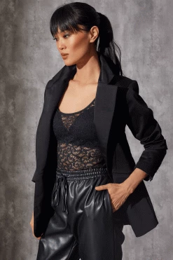 Stretch Scroll Lace Tank -Natori Sales Shop Stretch Scroll Lace Tank Black by Natori 32450.1690976107