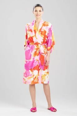 Suisai Robe -Natori Sales Shop Suisai Robe White Multi by Natori 2 29918.1680815201
