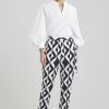 Sumi-Cotton Poplin Pants