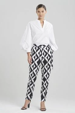 Sumi-Cotton Poplin Pants