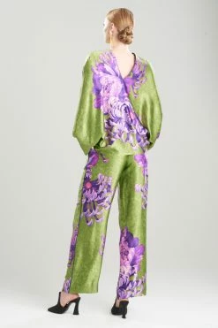 Sumida Charmeuse Kimono Silk Top -Natori Sales Shop Sumida Charmeuse Kimono Silk Top Citrine by JN 2 62425.1661961138