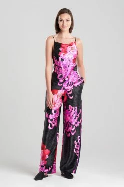 Sumida Charmeuse Long Cowl Silk Cami -Natori Sales Shop Sumida Charmeuse Long Cowl Silk Cami Black by JN 32272.1688129077