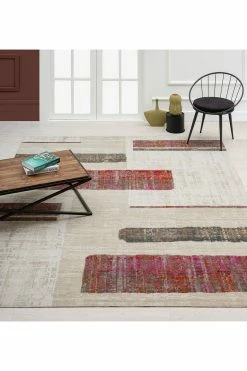 24-Seven- Art Moderna Brick/Pink/Sand Rug -Natori Sales Shop TF 971 L 18124.1622818698