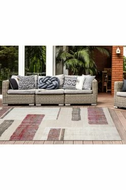 24-Seven- Art Moderna Brick/Pink/Sand Rug -Natori Sales Shop TF 971 O 84475.1622818511