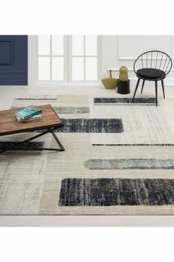 24-Seven- Art Moderna Indigo/Sandstone Rug -Natori Sales Shop TF 972 L 84984.1622819716