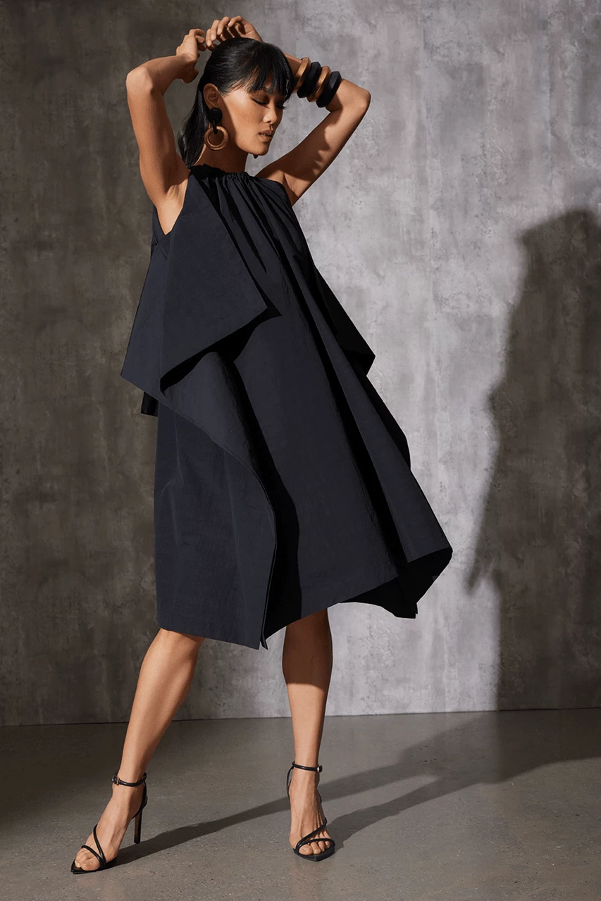 Taffeta Handkerchief Dress 4 Taffeta Handkerchief Dress - Image 4