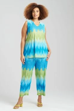 Tahiti PJ -Natori Sales Shop Tahiti PJ Blue Green by N Natori 3 03125.1675436474