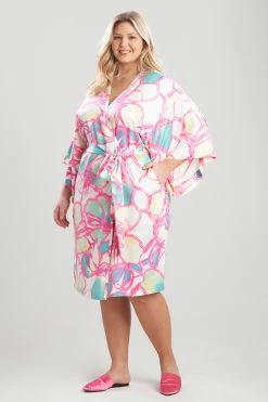 Taisho Robe 6 Taisho Robe -Natori Sales Shop Taisho Robe White Multi by Natori 3 16434.1645814405