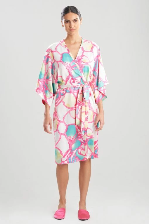 Taisho Robe -Natori Sales Shop Taisho Robe White Multi by Natori 06030.1645814403