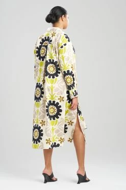 Talitha Cotton Poplin Oversized Shirtdress -Natori Sales Shop Talitha Cotton Poplin Oversized Shirtdress White Sand by Natori 4 84166.1683639625