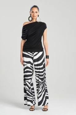 Tencel™ Asymmetrical Drape Top