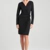 Tencel™ Jersey Long Sleeve Drape Dress