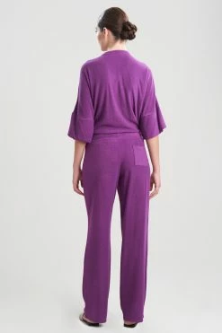 Terry Lounge Pants -Natori Sales Shop Terry Lounge Pants Dark Violet by N Natori 2 40546.1647972326
