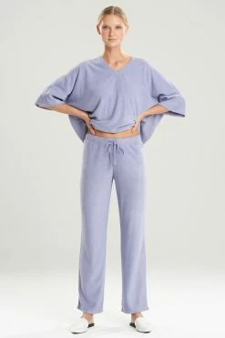 Terry Lounge Pants -Natori Sales Shop Terry Lounge Pants Ice Blue by N Natori 56685.1641578223