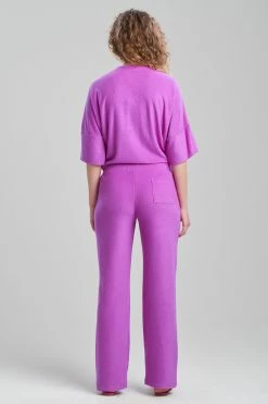 Terry Lounge Pants -Natori Sales Shop Terry Lounge Pants Plum by N Natori 2 37380.1683829335