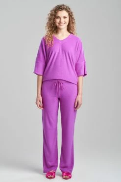 Terry Lounge Pants -Natori Sales Shop Terry Lounge Pants Plum by N Natori 32368.1683829398