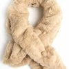 Textured Faux Fur Scarf
