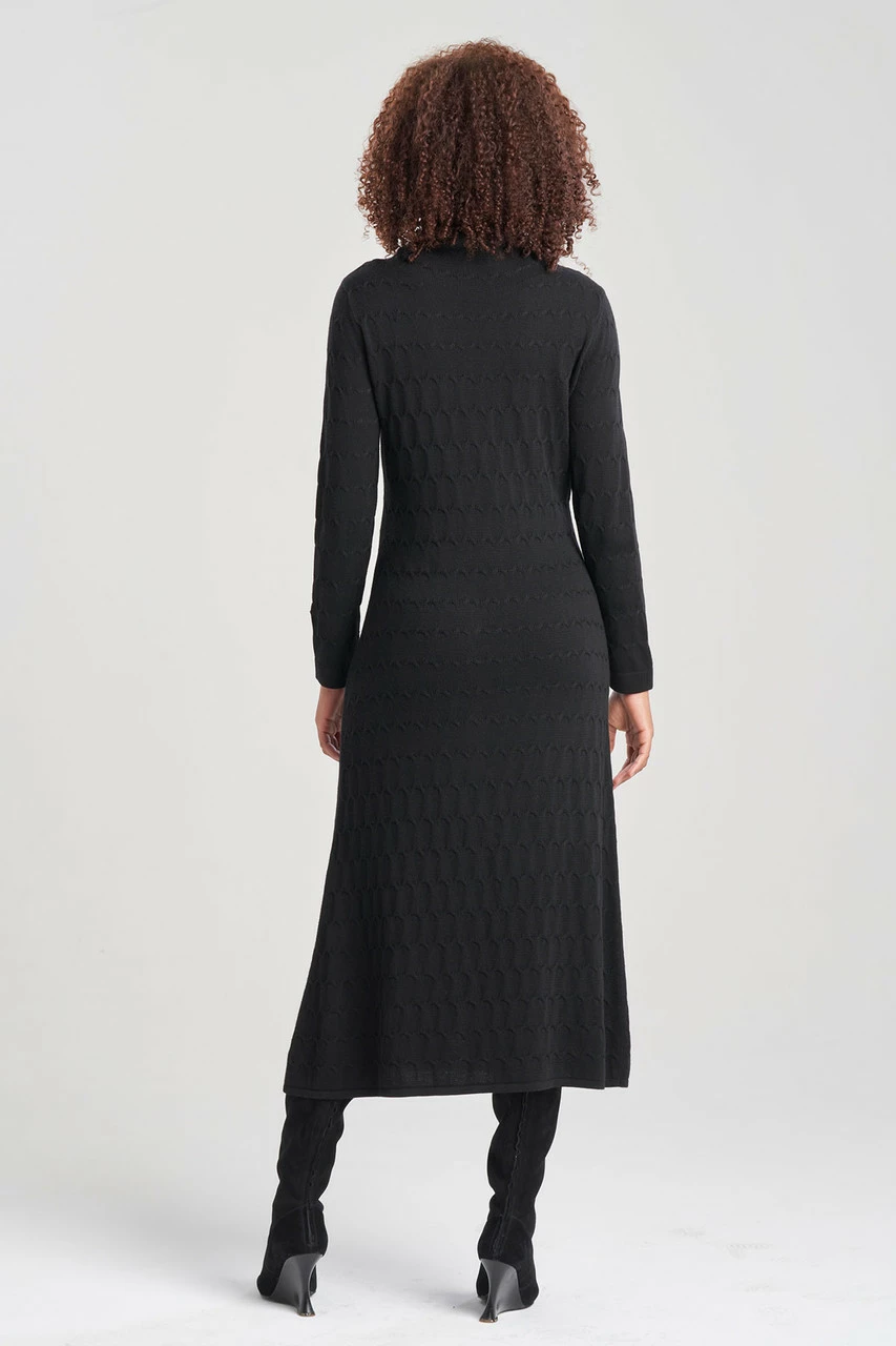 Textured Mandalay Turtleneck Dress 4 Textured Mandalay Turtleneck Dress - Image 4