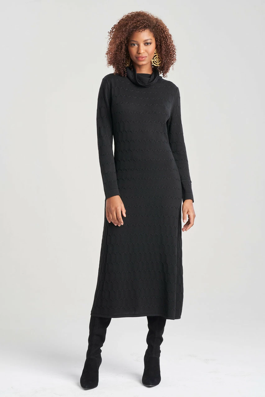 Textured Mandalay Turtleneck Dress 3 Textured Mandalay Turtleneck Dress - Image 3
