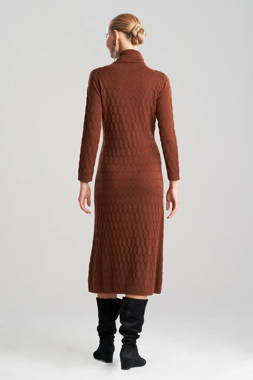 Textured Mandalay Turtleneck Dress 2 Textured Mandalay Turtleneck Dress - Image 2