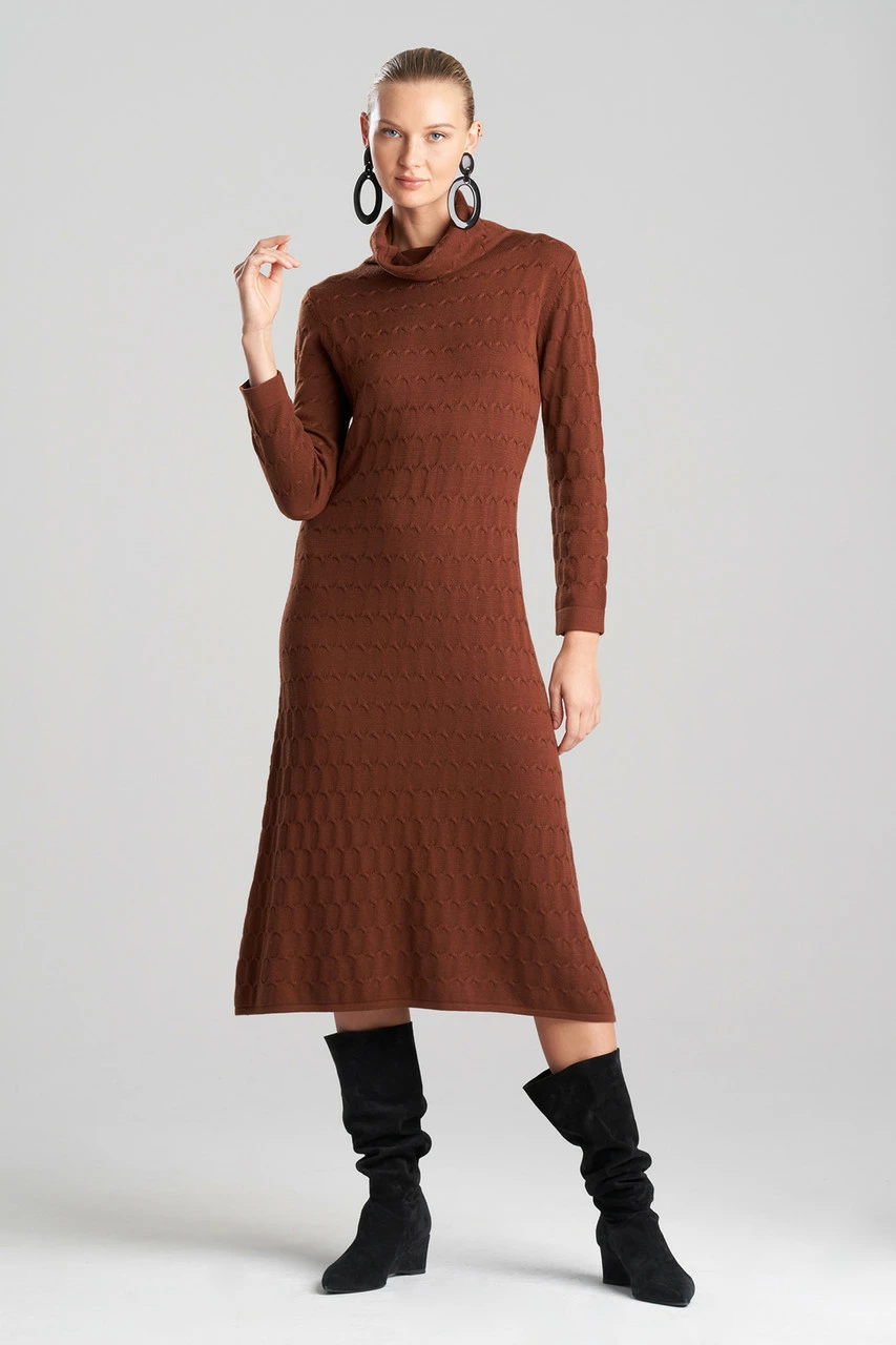 Textured Mandalay Turtleneck Dress 1 Textured Mandalay Turtleneck Dress