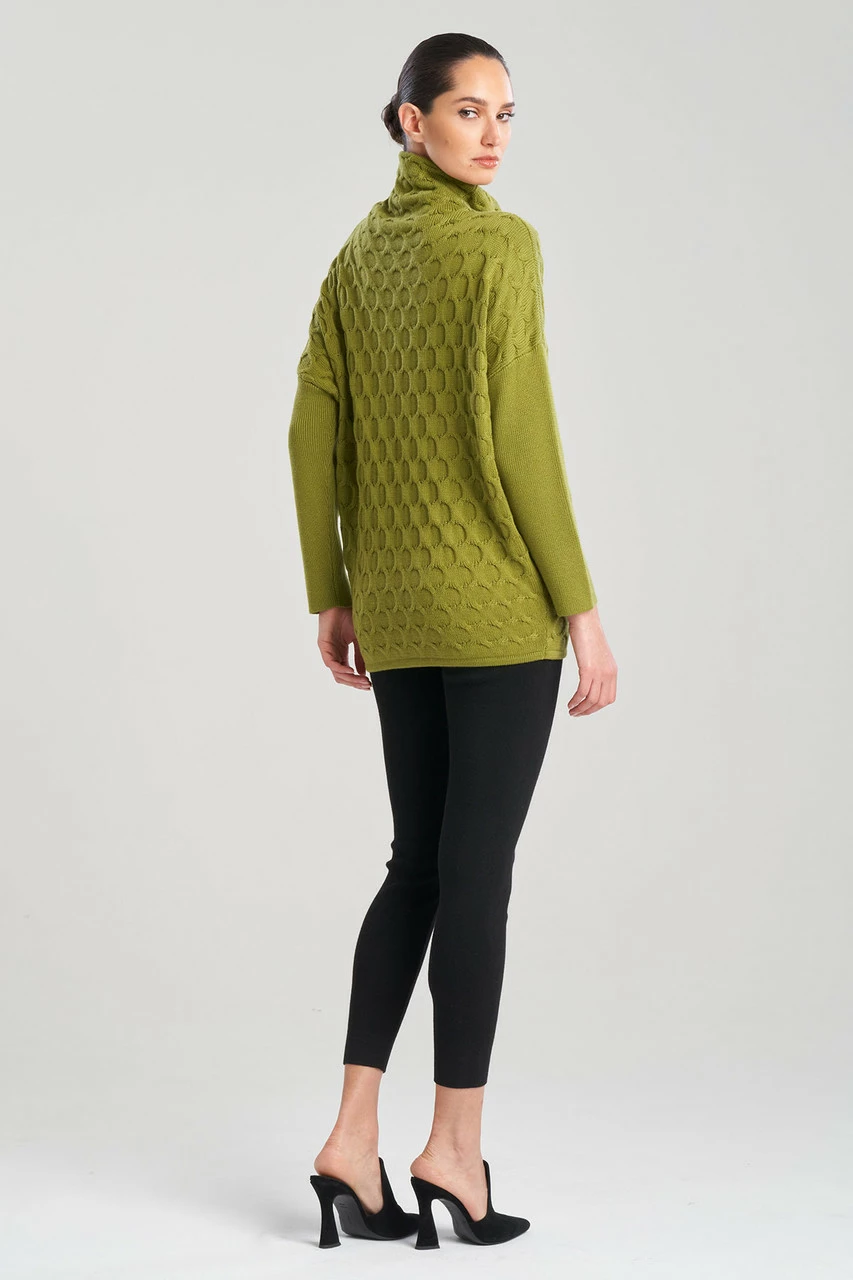 Textured Mandalay Turtleneck Wedge Top 4 Textured Mandalay Turtleneck Wedge Top - Image 4