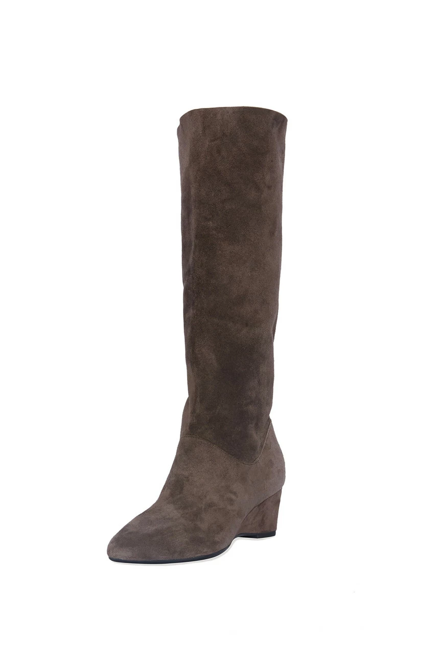 Thrill Suede Contour Wedge Tall Slouch Boot 2 Thrill Suede Contour Wedge Tall Slouch Boot - Image 2
