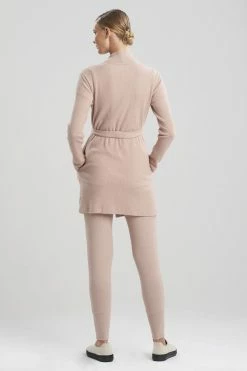 Ulla Belted Cardigan -Natori Sales Shop Ulla Belted Cardigan Sandstone by Natori 2 23488.1643040836