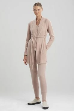 Ulla Belted Cardigan -Natori Sales Shop Ulla Belted Cardigan Sandstone by Natori 97656.1643041782