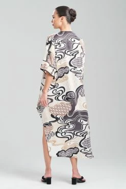 Uzu Caftan -Natori Sales Shop Uzu Caftan Black Neutral by Natori 2 37641.1675275822