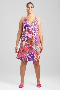 Uzu Slip -Natori Sales Shop Uzu Slip Purple Multi by Natori 2 58420.1680815356
