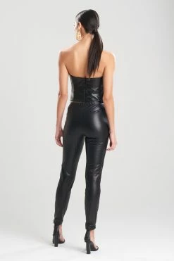 Vegan Leatherette Leggings -Natori Sales Shop Vegan Leatherette Leggings Black by Natori 2 2 63401.1661291663