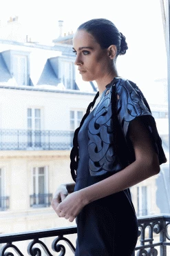 Vegan Luxe Lambskin Embroidered Scroll Bolero 8 Vegan Luxe Lambskin Embroidered Scroll Bolero -Natori Sales Shop Vegan Luxe Lambskin Embroidered Bolero Black by Natori 34700.1690975145