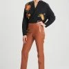 Vegan Luxe Lambskin Ankle Pants
