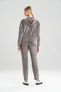 Velour Hoodie -Natori Sales Shop Velour Hoodie River Stone by N Natori 2 27538.1641578279