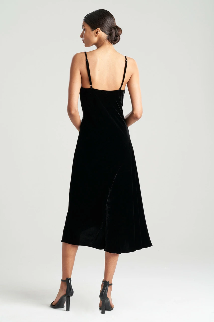 Velvet Cowl Long Gown 2 Velvet Cowl Long Gown - Image 2