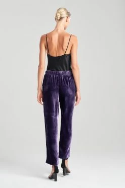 Velvet Pull On Pants -Natori Sales Shop Velvet Pull On Pants Deep Purple by JN 2 78185.1664225671