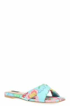 Vitta Hinami Slide Sandals -Natori Sales Shop Vitta Hinami Slide Sandals Aqua by Natori 2 68582.1675096535