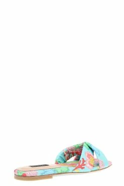 Vitta Hinami Slide Sandals -Natori Sales Shop Vitta Hinami Slide Sandals Aqua by Natori 69807.1675096539
