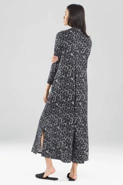 Wild Instinct Caftan 23 Wild Instinct Caftan -Natori Sales Shop Wild Instinct Caftan Charcoal Animal by N Natori 2 76954.1628262502