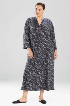 Wild Instinct Caftan 24 Wild Instinct Caftan -Natori Sales Shop Wild Instinct Caftan Charcoal Animal by N Natori 3 48570.1628262503